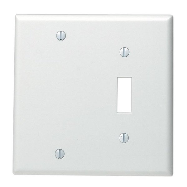 Leviton WALL PLATE WHITE 2GANG 88006-000